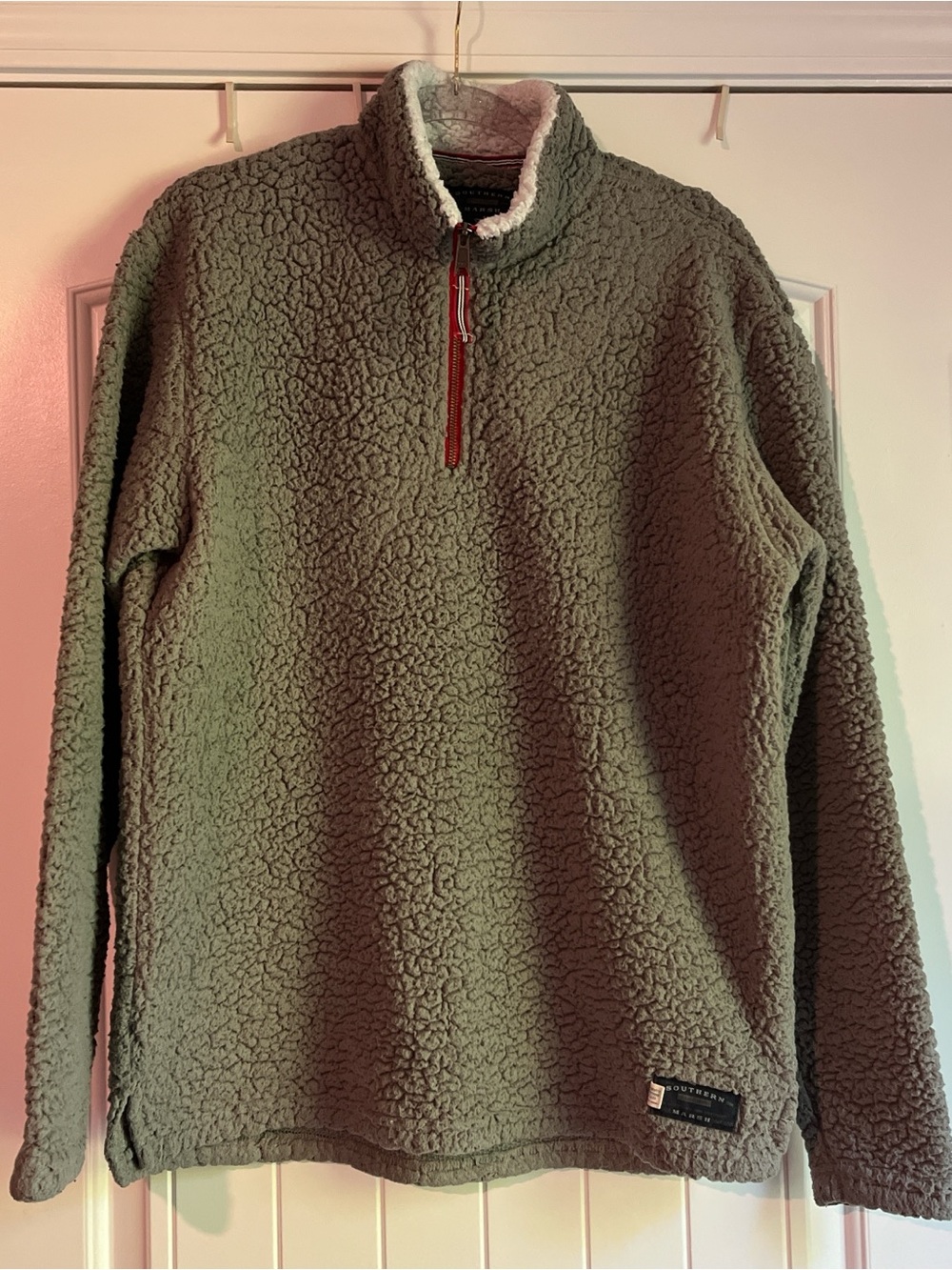 Southern Marsh quarter zip pullover